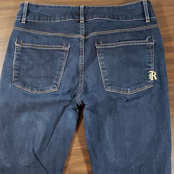 Rich and Skinny Raw Aluminum Dark Wash Jeans - Picture 7 of 10